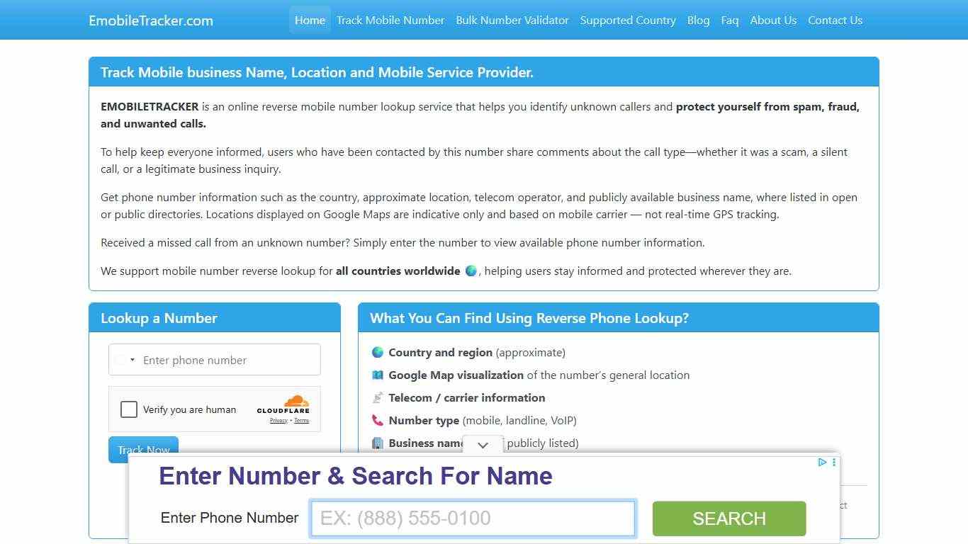 Mobile Number Tracker Find Owner Name and Location on Google Map.